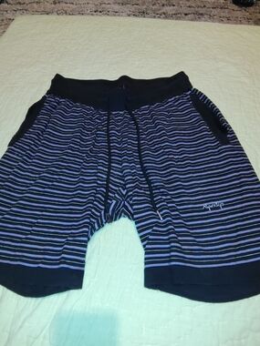 Ripndip Navy & Purple Striped Athletic Shorts